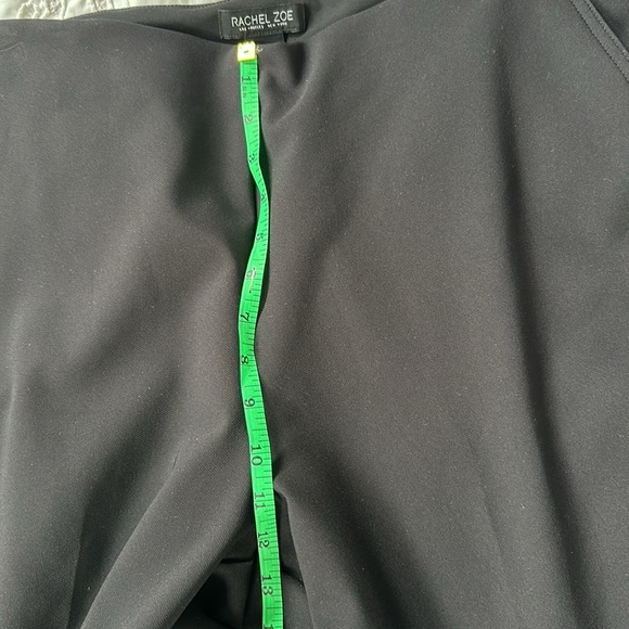 RACHEL ZOE BLACK PULL ON STRETCHY ANKLE DRESS PANTS SIZE 16 - Picture 8 of 9